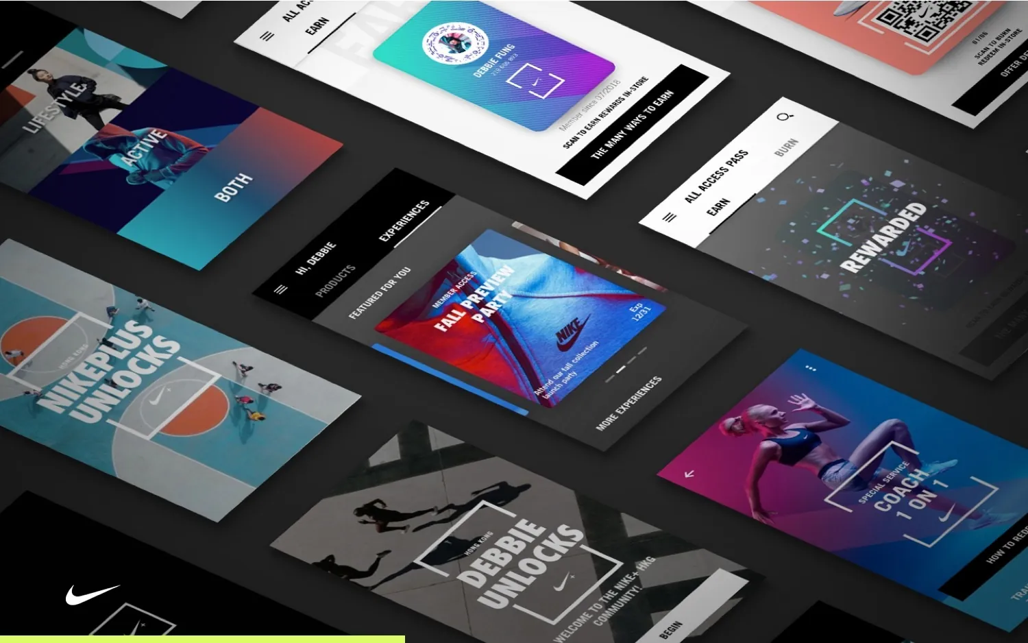 Nike+ Hong Kong membership interface